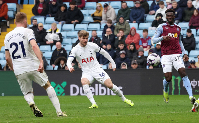 tottenham villa in top four chase tottenham villa in top four chase