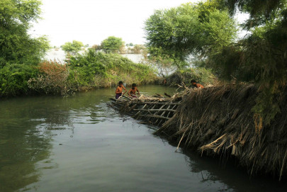 landowners accused of diverting floods to villages