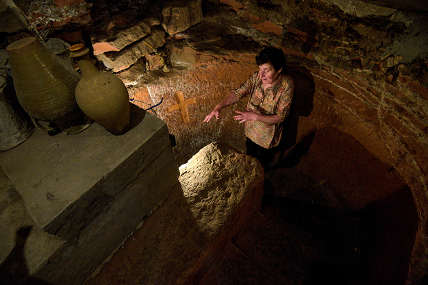 Master Levon's divine underground. PHOTO: AFP