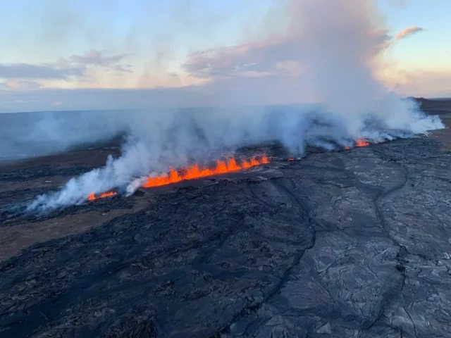 kilauea volcano spewing lava in june 2024 photo usgs reuters kilauea volcano spewing lava in june 2024 photo usgs reuters
