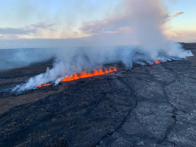 kilauea volcano spewing lava in june 2024 photo usgs reuters