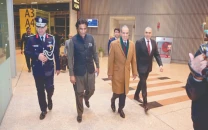 egypt s fm arrives on two day visit