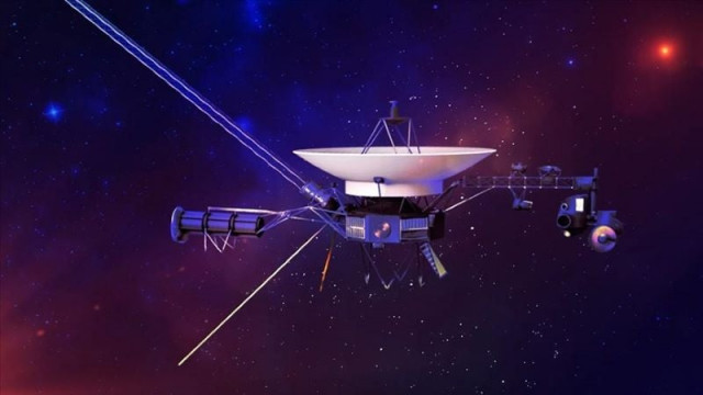 voyager 1 was launched in 1977 and its four instruments are sending signals voyager 1 was launched in 1977 and its four instruments are sending signals