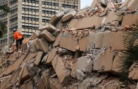 a rescuer works at the site of a collapsed building after earthquakes hit the country in caracas venezuela june 25 2026 photo reuters