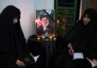 iranian women living in malaysia pray next to a portrait of iran s slain supreme leader ayatollah ali khamenei during a memorial ceremony at the cultural consulate embassy of the islamic republic of iran in kuala lumpur on march 2 2026 photo afp