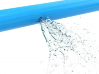 water line burst