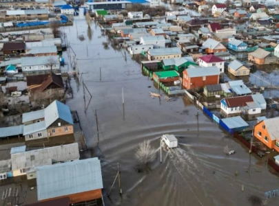 water level rises sharply in russia s kurgan region