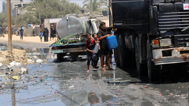 gaza water crisis worsens after israel bombs reservoir un calls for action gaza water crisis worsens after israel bombs reservoir un calls for action