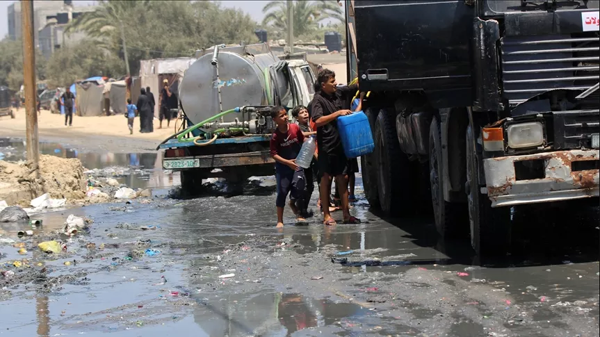 gaza water crisis worsens after israel bombs reservoir un calls for action gaza water crisis worsens after israel bombs reservoir un calls for action