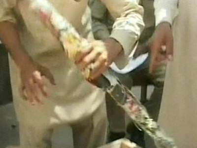 weapons laden truck seized in rawalpindi weapons laden truck seized in rawalpindi