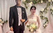 japanese woman s 980 wedding to kazuma kiryu goes viral during like a dragon event
