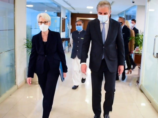 wendy sherman held talks with fm shah mahmood qureshi nsa dr moeed yusuf and coas general qamar javed bajwa during pakistan trip photo mofa wendy sherman held talks with fm shah mahmood qureshi nsa dr moeed yusuf and coas general qamar javed bajwa during pakistan trip photo mofa