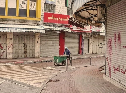 west bank shut in protest