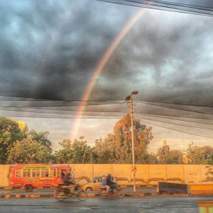 after the rain comes a rainbow after the rain comes a rainbow