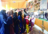 women gather at the ji camp on new ma jinnah road to condemn indian atrocities against kashmiris on solidarity day shocking images that expose the harsh realities of life under occupation are at presented the nation stands united in solidarity with the brave people of kashmir fighting for their rights and freedom photo jalal qureshi express