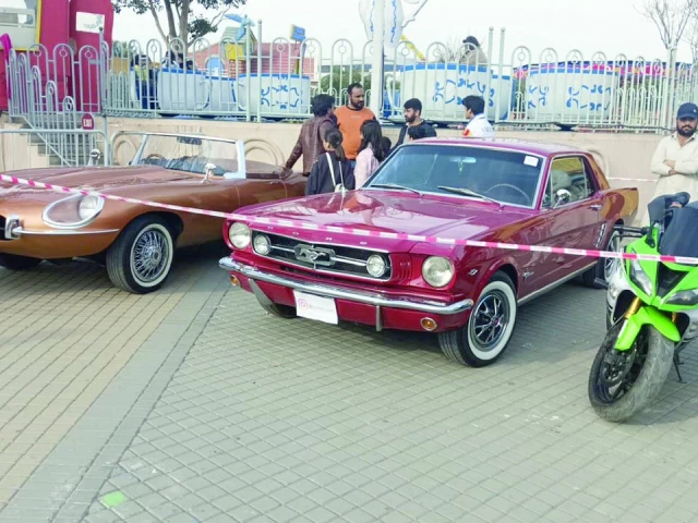 luxurious cars which were part of a sports car show are seen parked at a recreational park in gulistan colony after police disrupted the event terming it an unauthorised affair photos express luxurious cars which were part of a sports car show are seen parked at a recreational park in gulistan colony after police disrupted the event terming it an unauthorised affair photos express