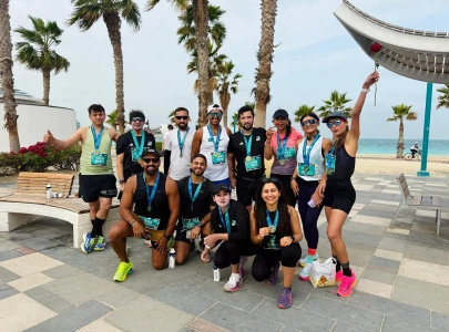 pakistani runners shine at dubai s burj to burj race showcasing talent and endurance