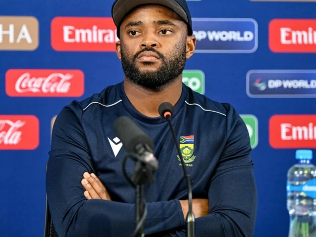 south africa captain temba bavuma says confidence is good in the proteas camp ahead of their icc champions trophy match against australia on february 25 2025 photo afp south africa captain temba bavuma says confidence is good in the proteas camp ahead of their icc champions trophy match against australia on february 25 2025 photo afp