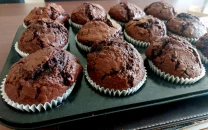 weekly recipe chocolate walnut muffins weekly recipe chocolate walnut muffins
