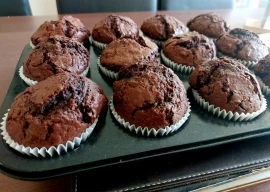 weekly recipe chocolate walnut muffins weekly recipe chocolate walnut muffins