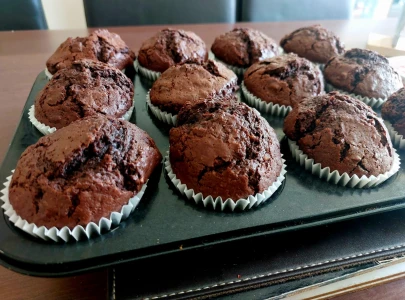 weekly recipe chocolate walnut muffins weekly recipe chocolate walnut muffins