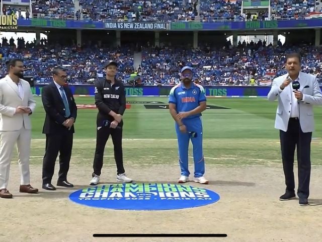 Nz vs Ind Champions Trophy final: New Zealand win toss, elect to bat first against India | The Express Tribune