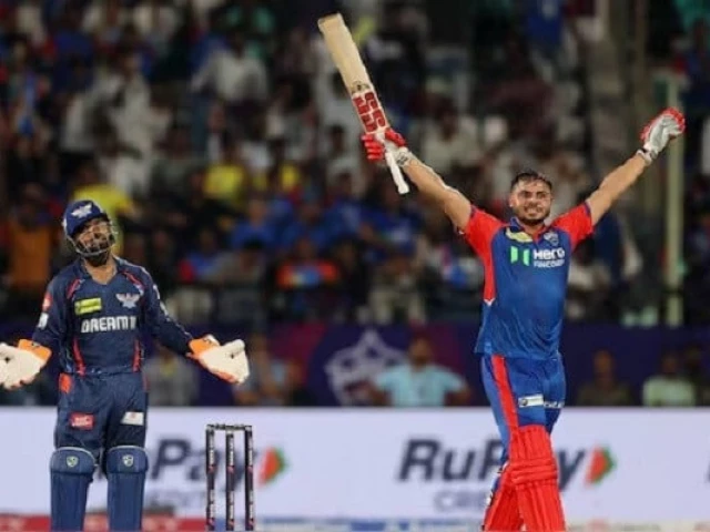 ashutosh sharma smashed 66 not out off 31 as dc beat lsg by one wicket photo reuters ashutosh sharma smashed 66 not out off 31 as dc beat lsg by one wicket photo reuters
