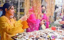 women flock markets ahead of eid
