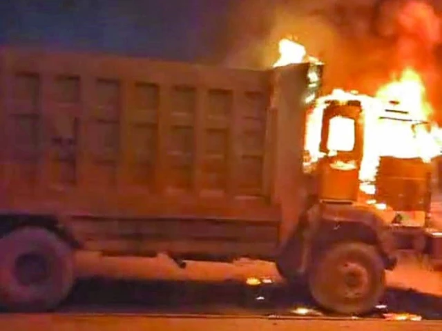 enraged mobs set fire to nine heavy vehicles after a dumper hit a biker and the driver tried to escape police arrested over a dozen people with the help of cctv and video footage photo express enraged mobs set fire to nine heavy vehicles after a dumper hit a biker and the driver tried to escape police arrested over a dozen people with the help of cctv and video footage photo express