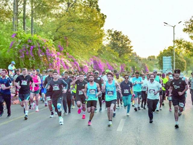 the marathon route began at trail 3 on margalla road and passed several iconic landmarks such as the islamabad zoo daman e koh monal and dino valley photo express the marathon route began at trail 3 on margalla road and passed several iconic landmarks such as the islamabad zoo daman e koh monal and dino valley photo express