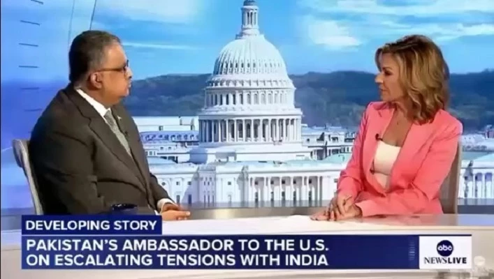 pakistan s ambassador to the us rizwan saeed sheikh during an interview with abc news screengrab pakistan s ambassador to the us rizwan saeed sheikh during an interview with abc news screengrab
