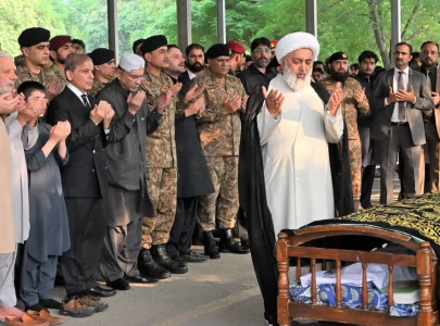funeral held for army officer s son martyred in indian attack in ajk funeral held for army officer s son martyred in indian attack in ajk