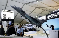 a rafale fighter jet model is displayed during the international bali airshow in kuta bali indonesia in september 2024 photo reuters