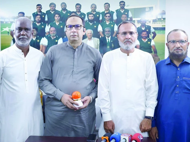 president of all pakistan memon federation shabbir haroon is seen with ppdca president imran balwani general secretary ameeruddin ansari and maqsood memon at the press conference photo ppdca president of all pakistan memon federation shabbir haroon is seen with ppdca president imran balwani general secretary ameeruddin ansari and maqsood memon at the press conference photo ppdca