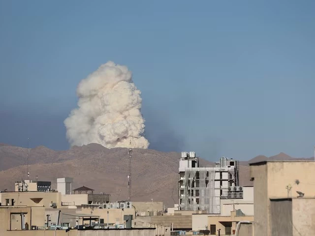 smoke rises following an israeli attack in tehran iran june 18 2025 photo west asia news agency via reuters smoke rises following an israeli attack in tehran iran june 18 2025 photo west asia news agency via reuters