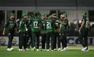 young side the pakistan team was celebrating their victory against west indies in the t20i series photo afp file