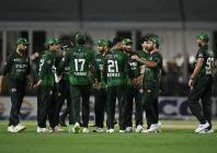 young side the pakistan team was celebrating their victory against west indies in the t20i series photo afp file