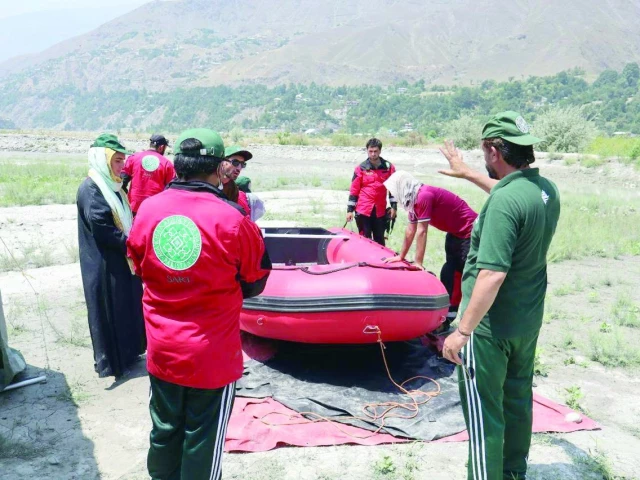 aga khan development network akdn has intensified relief and recovery operations in gilgit baltistan chitral and other flood hit mountain communities photo express