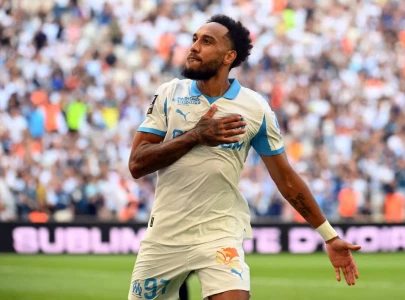 aubameyang stars as marseille end chaotic week on five goal high aubameyang stars as marseille end chaotic week on five goal high