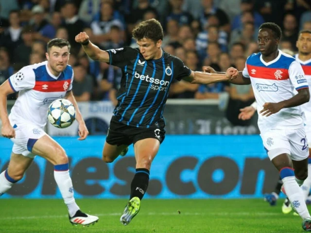 rangers suffered a humiliating 6 0 defeat away to club brugge on wednesday photo afp rangers suffered a humiliating 6 0 defeat away to club brugge on wednesday photo afp