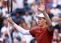 italy s jannik sinner celebrates winning his third round match against canada s denis shapovalov photo reuters