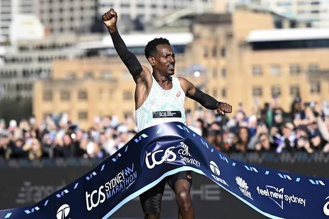 sifan hassan shattered the course record sunday to surge home first in an historic sydney marathon photo afp