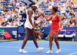 venus williams fernandez into us open doubles quarter finals venus williams fernandez into us open doubles quarter finals