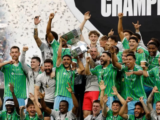 seattle sounders celebrate their 2025 leagues cup title win over inter miami photo afp seattle sounders celebrate their 2025 leagues cup title win over inter miami photo afp
