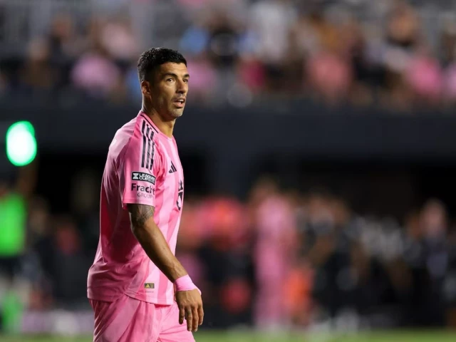 inter miami cf forward luis suarez 9 looks on against tigres uanl during the second half at chase stadium photo reuters inter miami cf forward luis suarez 9 looks on against tigres uanl during the second half at chase stadium photo reuters