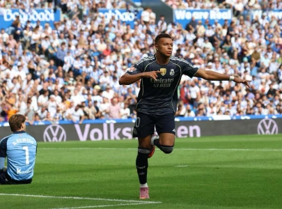 mbappe shines as 10 man real madrid defeat real sociedad mbappe shines as 10 man real madrid defeat real sociedad