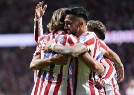 atletico beat villarreal for first liga win atletico beat villarreal for first liga win