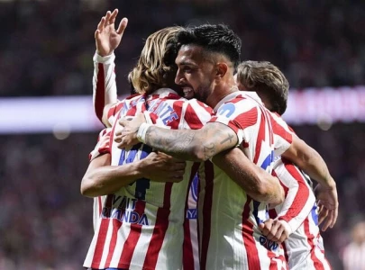 atletico beat villarreal for first liga win atletico beat villarreal for first liga win