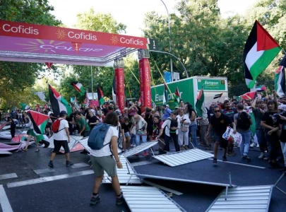 vuelta final stage abandoned due to pro palestinian protest