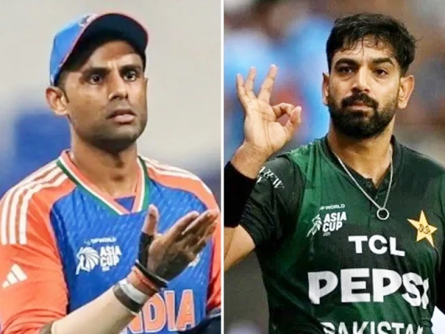 icc fines india s captain suryakumar yadav and pakistan fast bowler haris rauf 30 per cent of their match fees for breaching the icc code of conduct